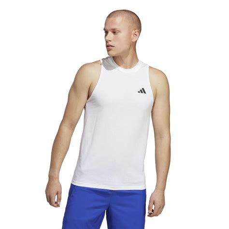 adidas tank top herren weiß|Weiss .